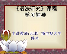 天津电大 语法研究